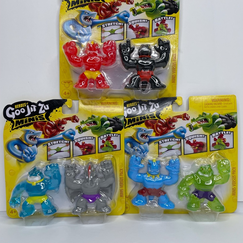 Heroes Of Goo Jit Zu Minis X 3